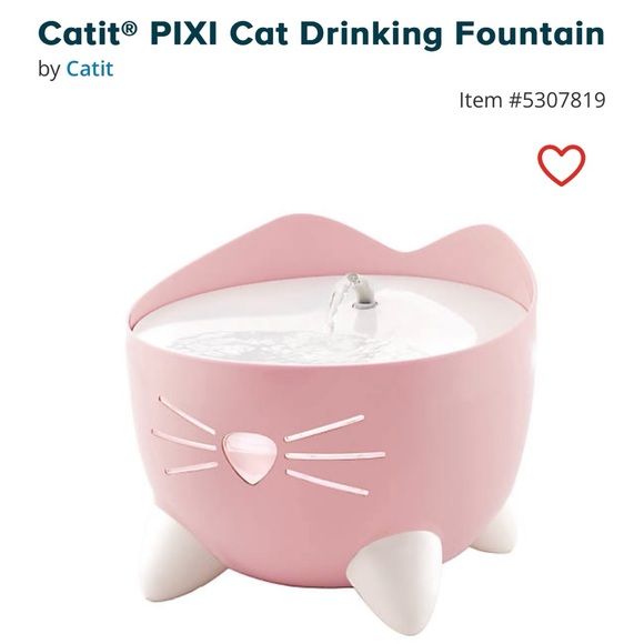 EUC Pixi Cat Water Fountain - Picture 1 of 2